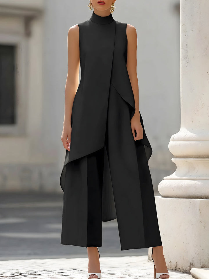 Serena - Sleeveless Wide Leg Jumpsuit