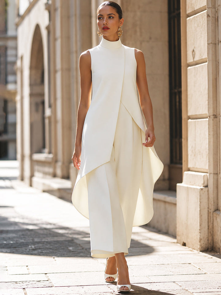 Serena - Sleeveless Wide Leg Jumpsuit