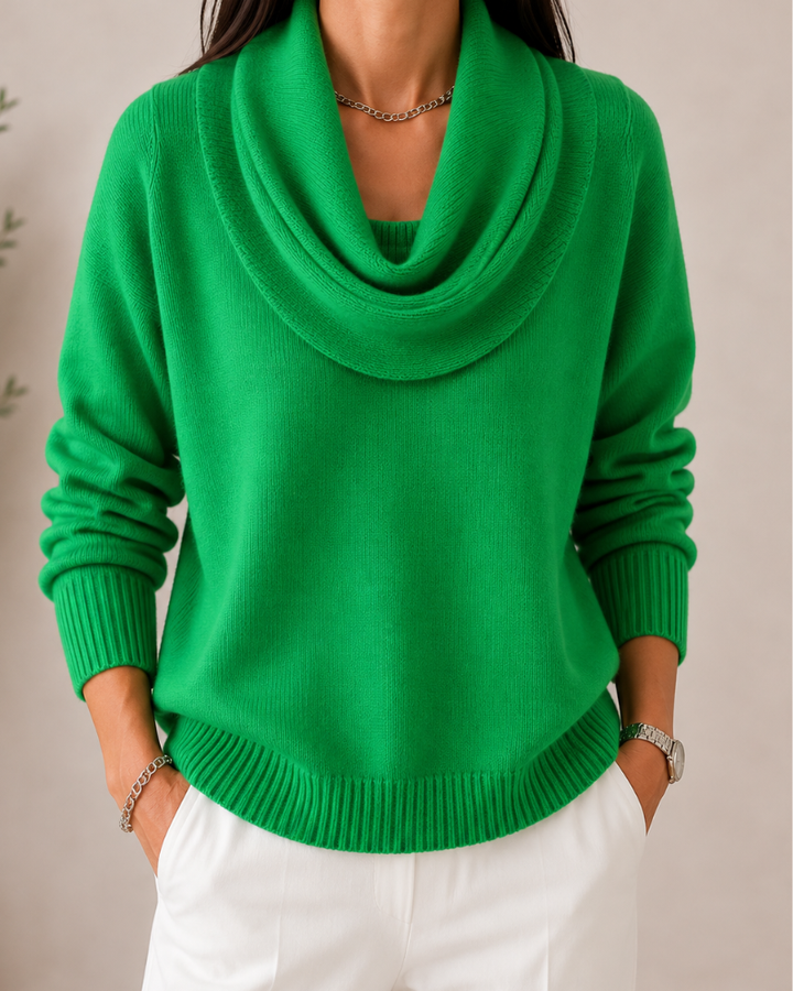 Maria | Soft Cowl Neck Jumper