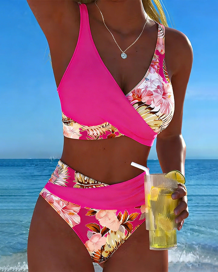 Jolina | Floral Contrast Bikini