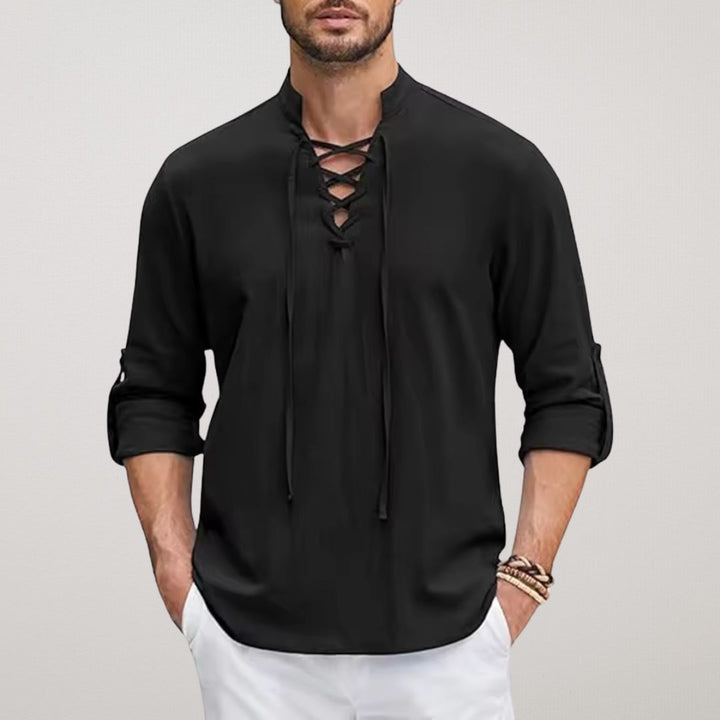 Breeze Lace-Up Shirt