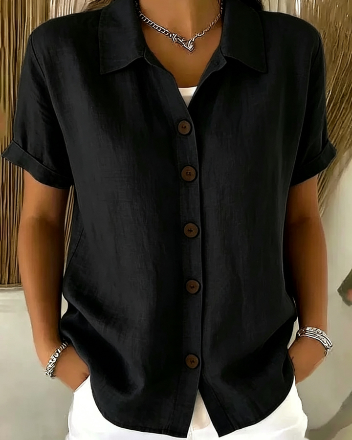Emily | Button Front Blouse