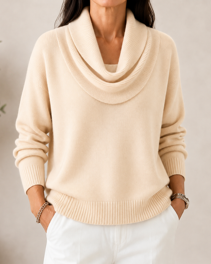 Maria | Soft Cowl Neck Jumper