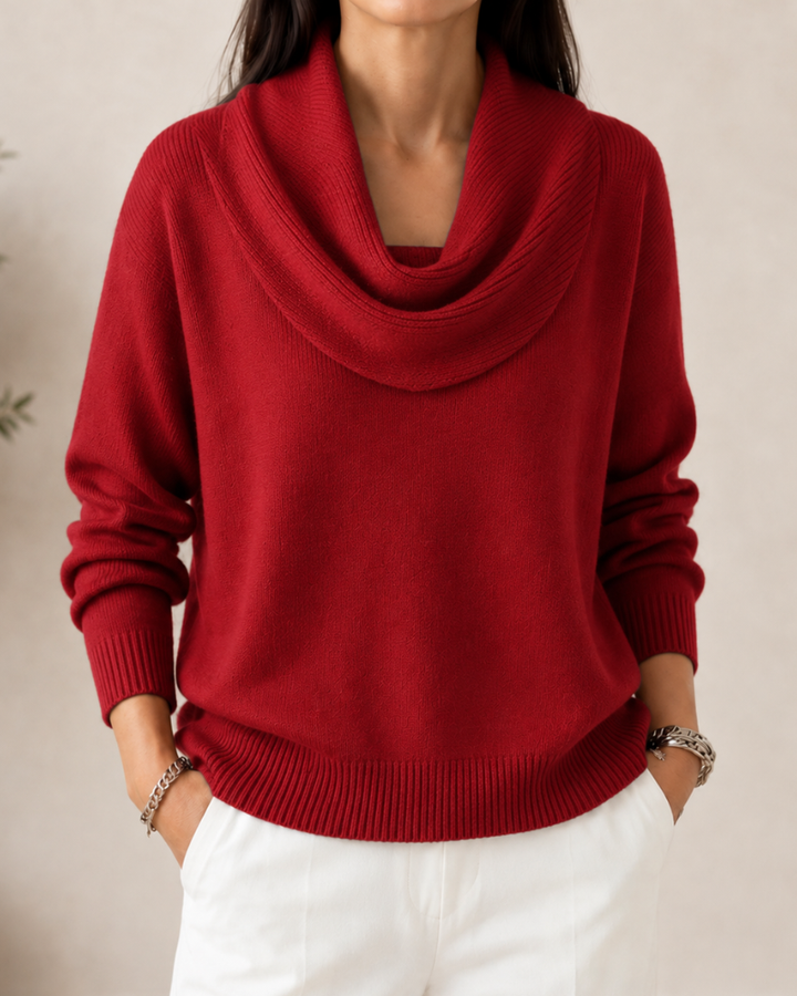 Maria | Soft Cowl Neck Jumper