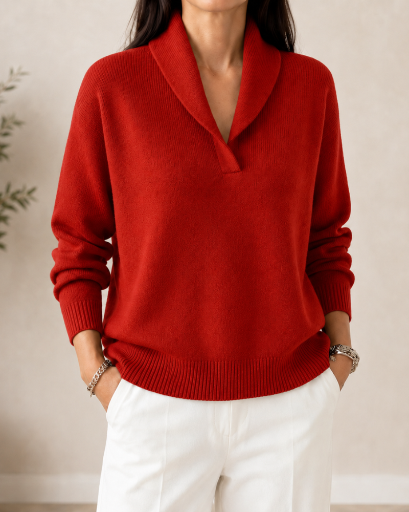Amelia | Soft V-Neck Jumper