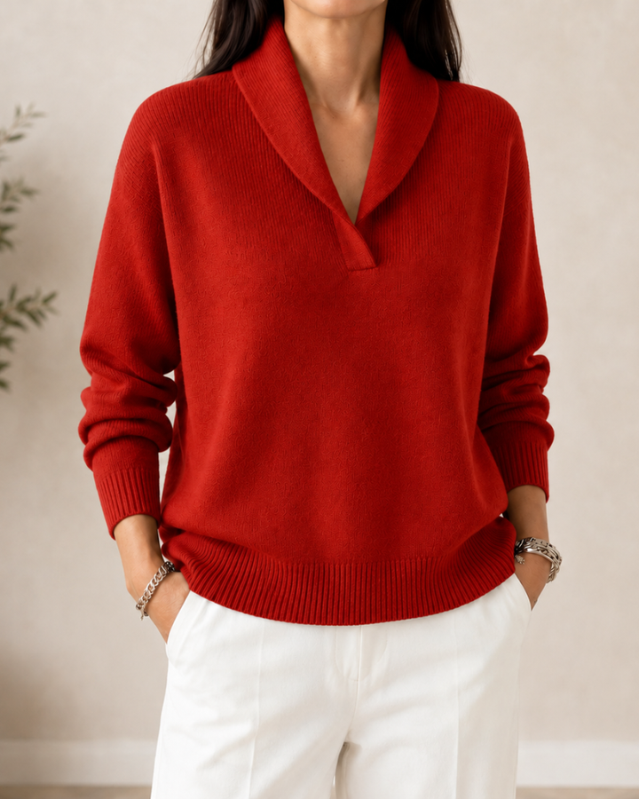 Amelia | Soft V-Neck Jumper