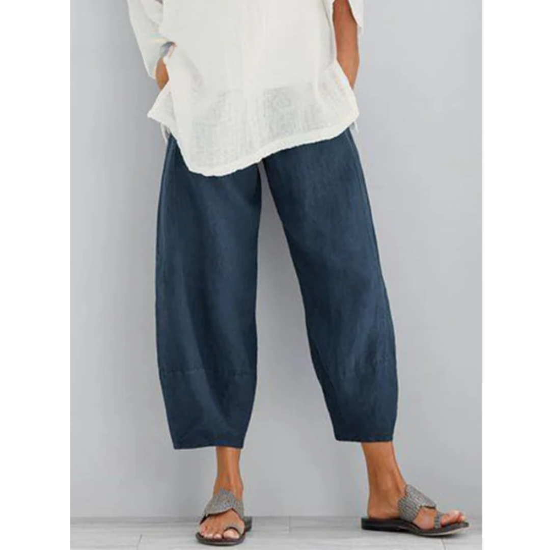 Elena™ | Elegant &amp; Comfortable Linen Trousers