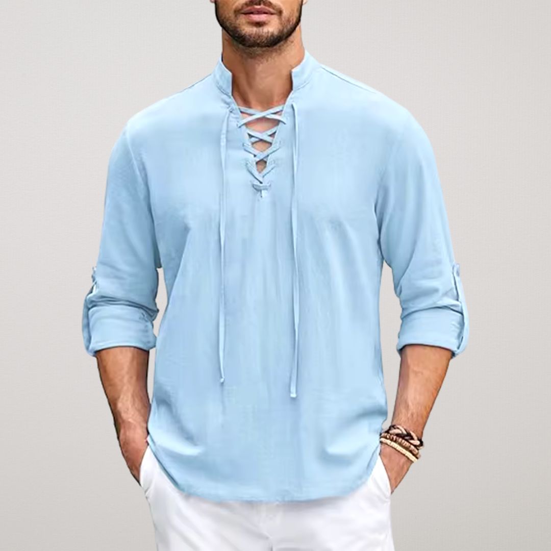 Breeze Lace-Up Shirt