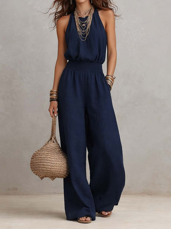 Valeria | Elegant Halter Neck Jumpsuit