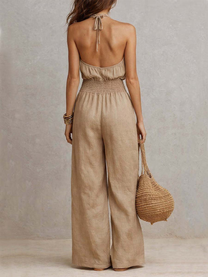Valeria | Elegant Halter Neck Jumpsuit