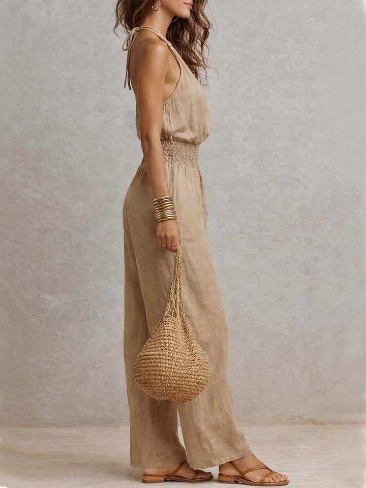 Valeria | Elegant Halter Neck Jumpsuit