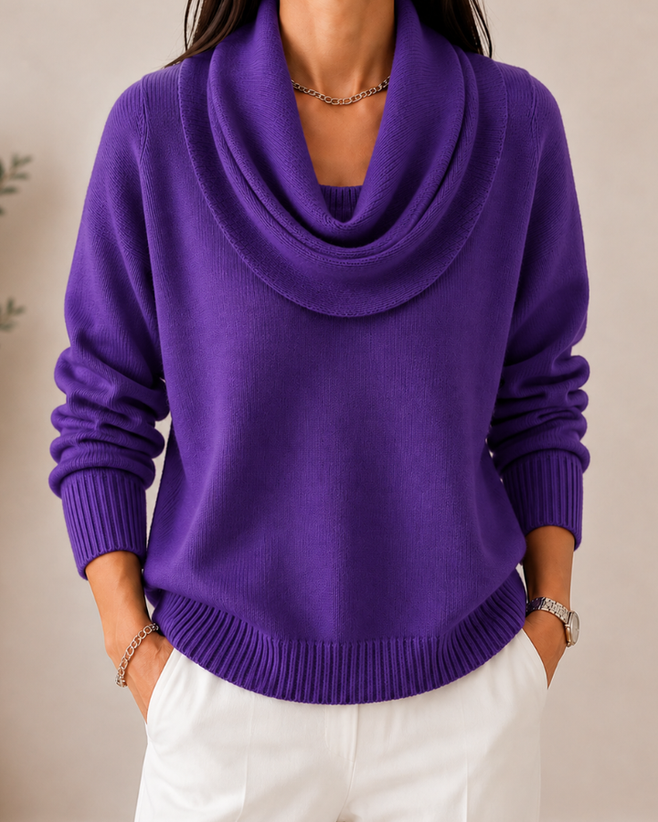 Maria | Soft Cowl Neck Jumper