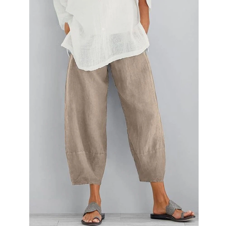 Elena™ | Elegant &amp; Comfortable Linen Trousers