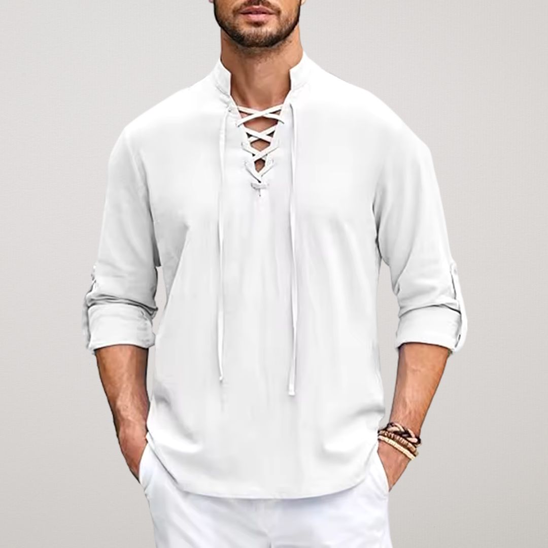 Breeze Lace-Up Shirt