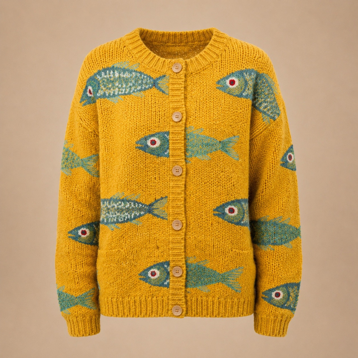 Anouk™ | Vintage Knit Cardigan Sweater