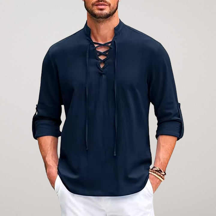 Breeze Lace-Up Shirt