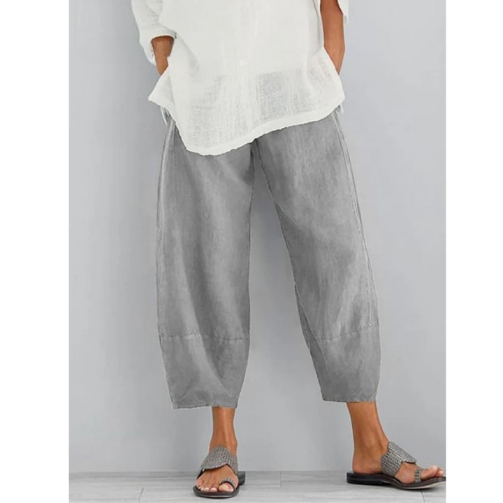 Elena™ | Elegant &amp; Comfortable Linen Trousers