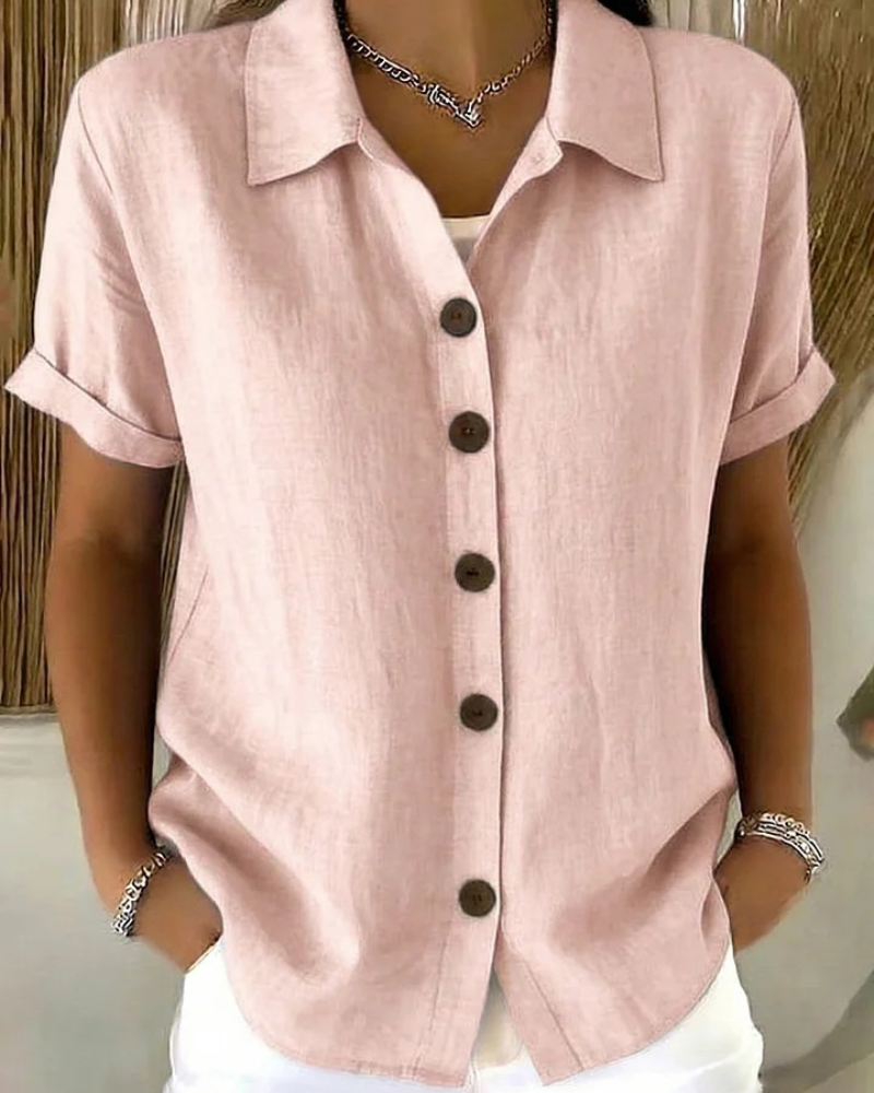 Emily | Button Front Blouse