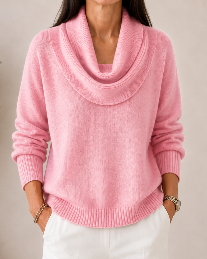 Maria | Soft Cowl Neck Jumper