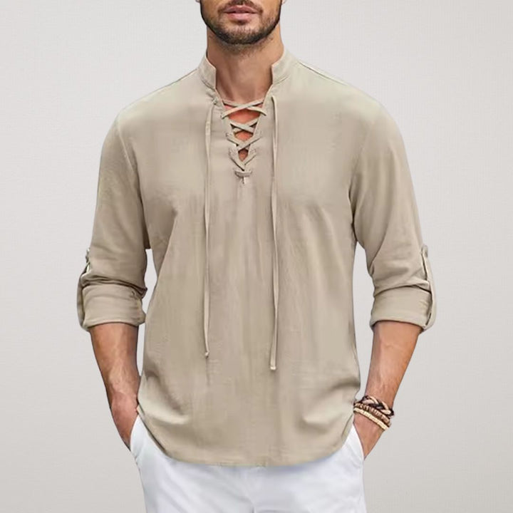 Breeze Lace-Up Shirt