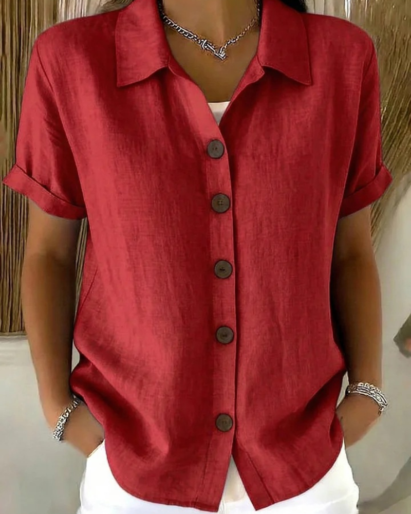 Emily | Button Front Blouse