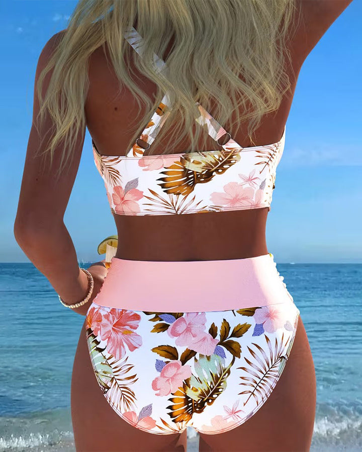 Jolina | Floral Contrast Bikini