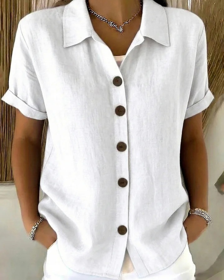 Emily | Button Front Blouse