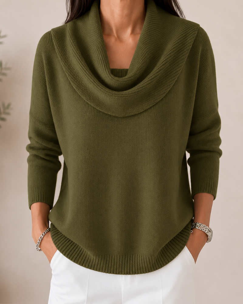 Maria | Soft Cowl Neck Jumper