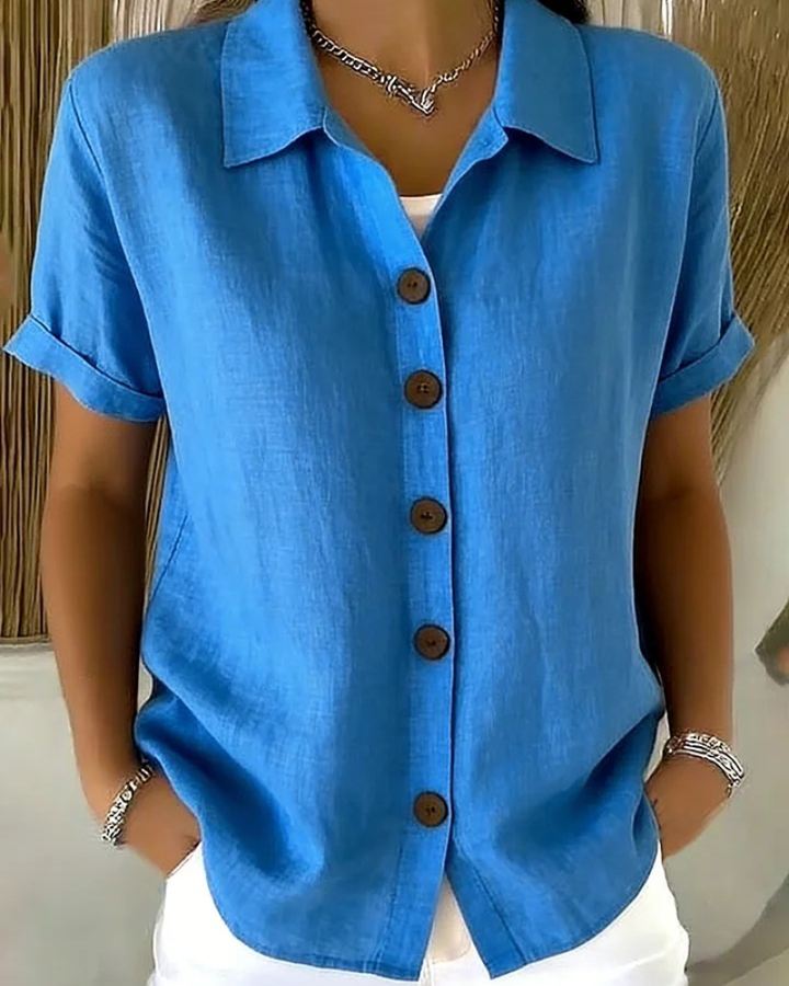 Emily | Button Front Blouse
