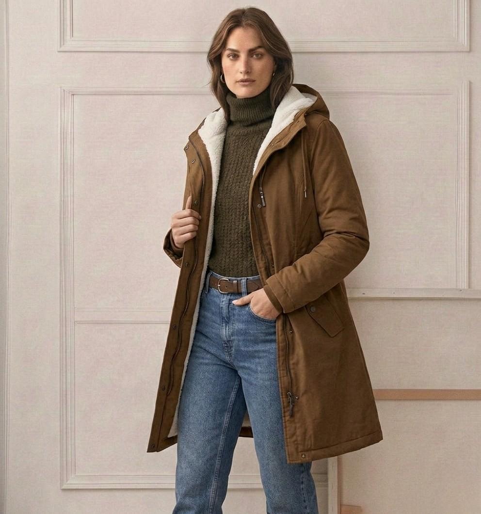 Constance™ | Cosy Hooded Weatherproof Coat