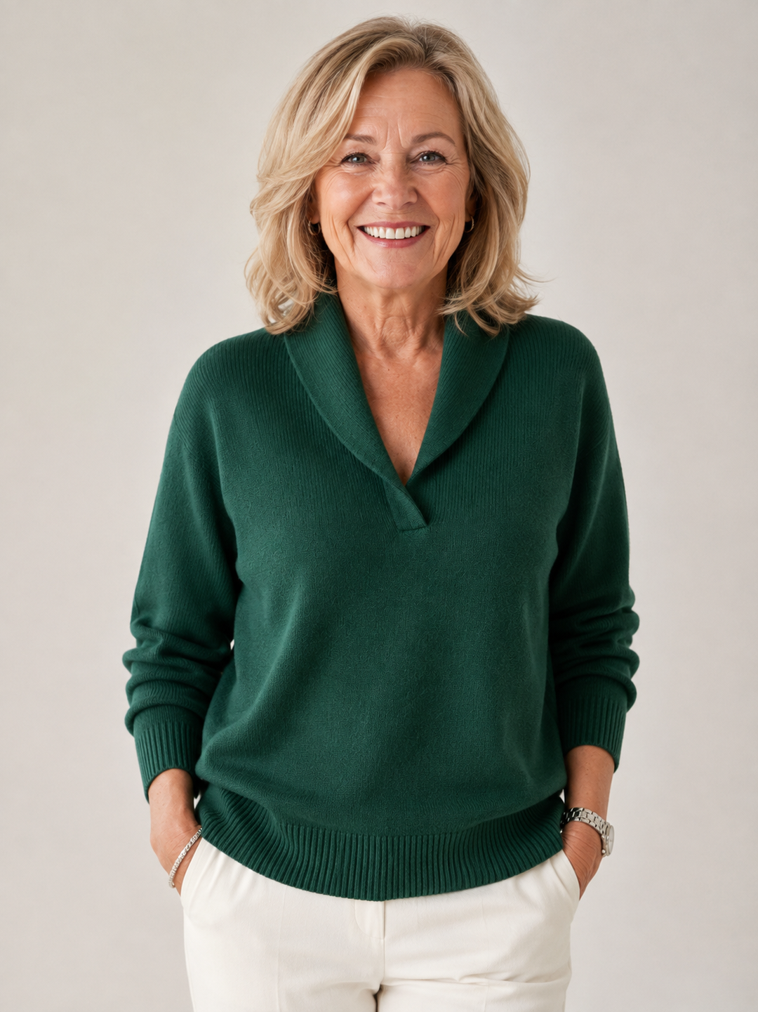 Amelia | Soft V-Neck Jumper