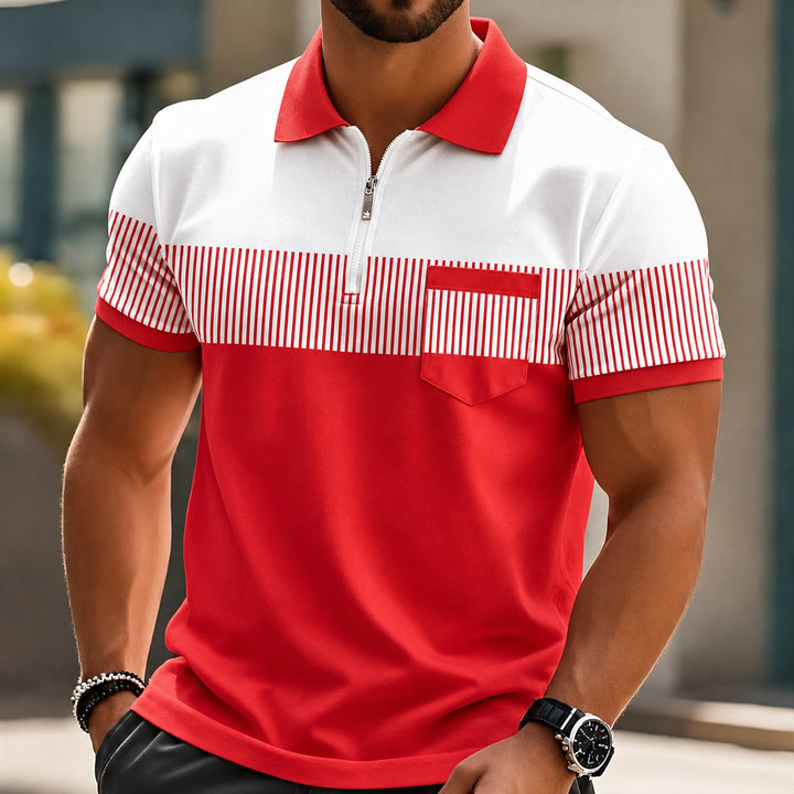Mason | Elegant Zip Polo