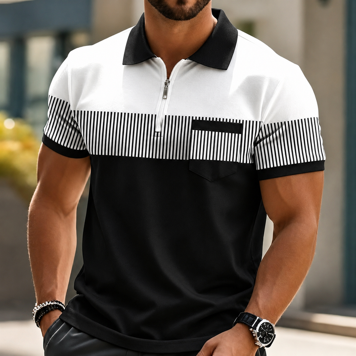 Mason | Elegant Zip Polo