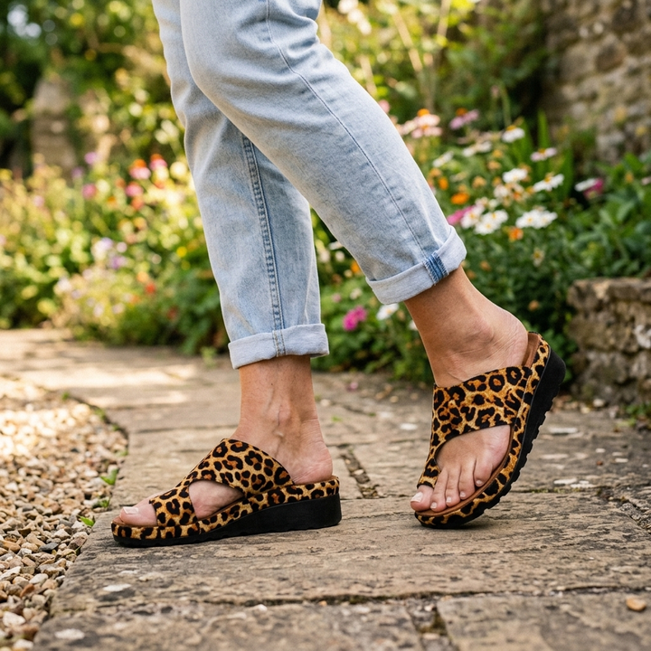ROSEWELL WIDE-FIT PLATFORM SANDALS