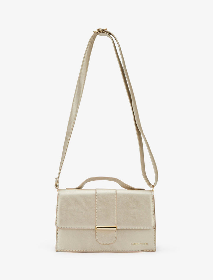 Joni Faux Leather Crossbody Bag - Or