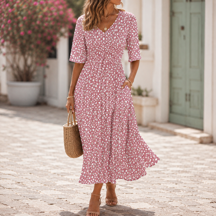 Juliette | Soft Flowing Midi Dress