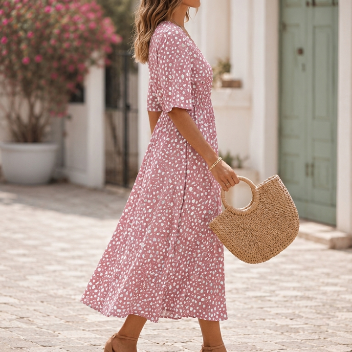 Juliette | Soft Flowing Midi Dress