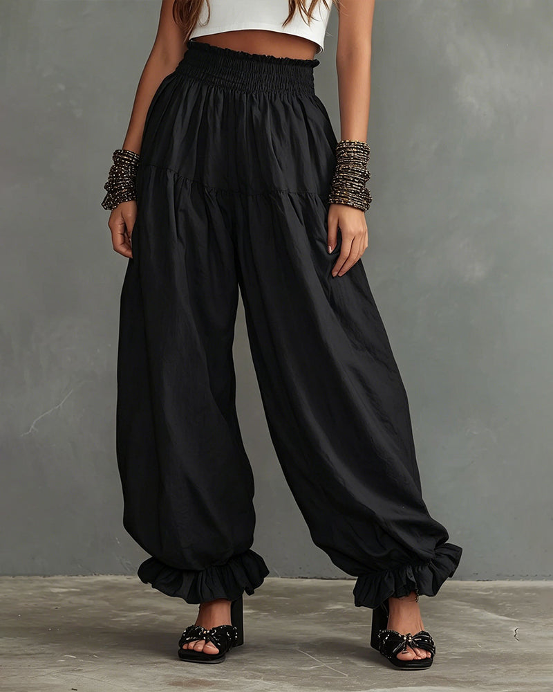Cindy | Effortless Comfort High-Waist Wide-Leg Trousers