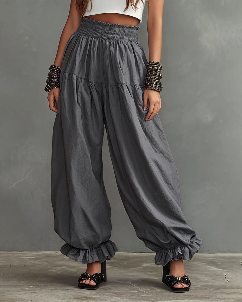 Cindy | Effortless Comfort High-Waist Wide-Leg Trousers