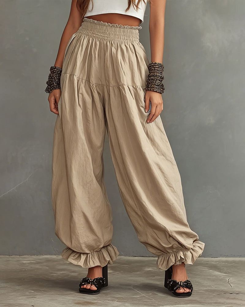 Cindy | Effortless Comfort High-Waist Wide-Leg Trousers