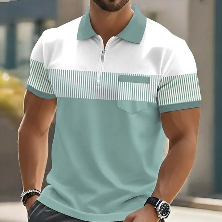 Mason | Elegant Zip Polo