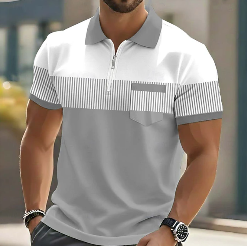 Mason | Elegant Zip Polo