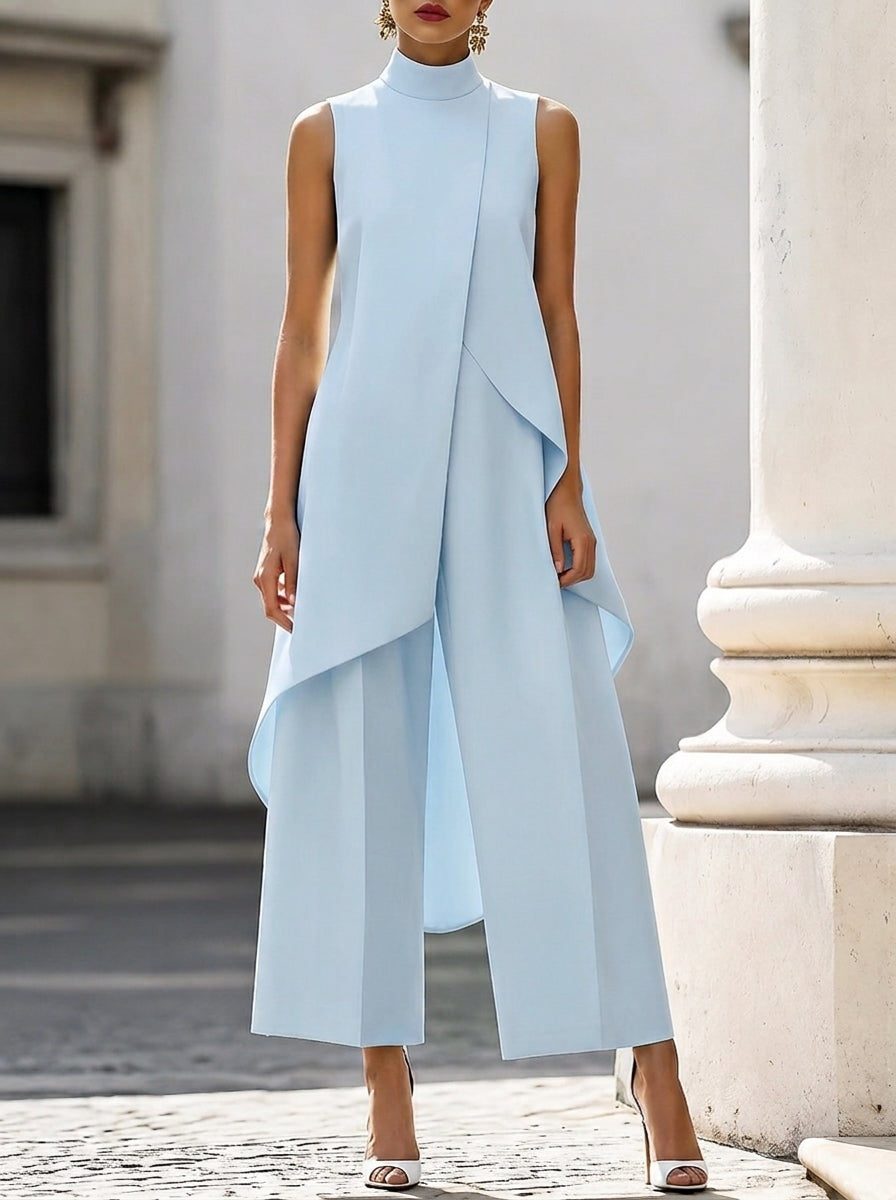 Serena - Sleeveless Wide Leg Jumpsuit