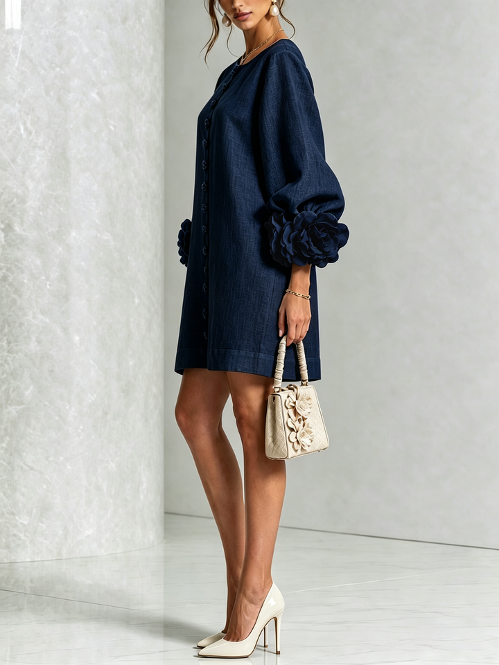 Catherine™ | Elegant Floral Mini Dress