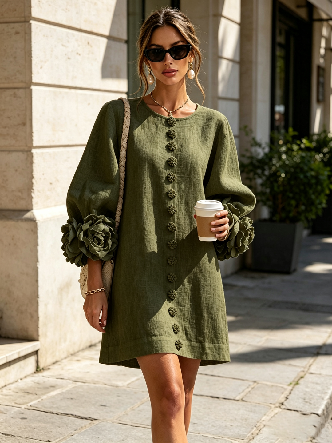 Catherine™ | Elegant Floral Mini Dress