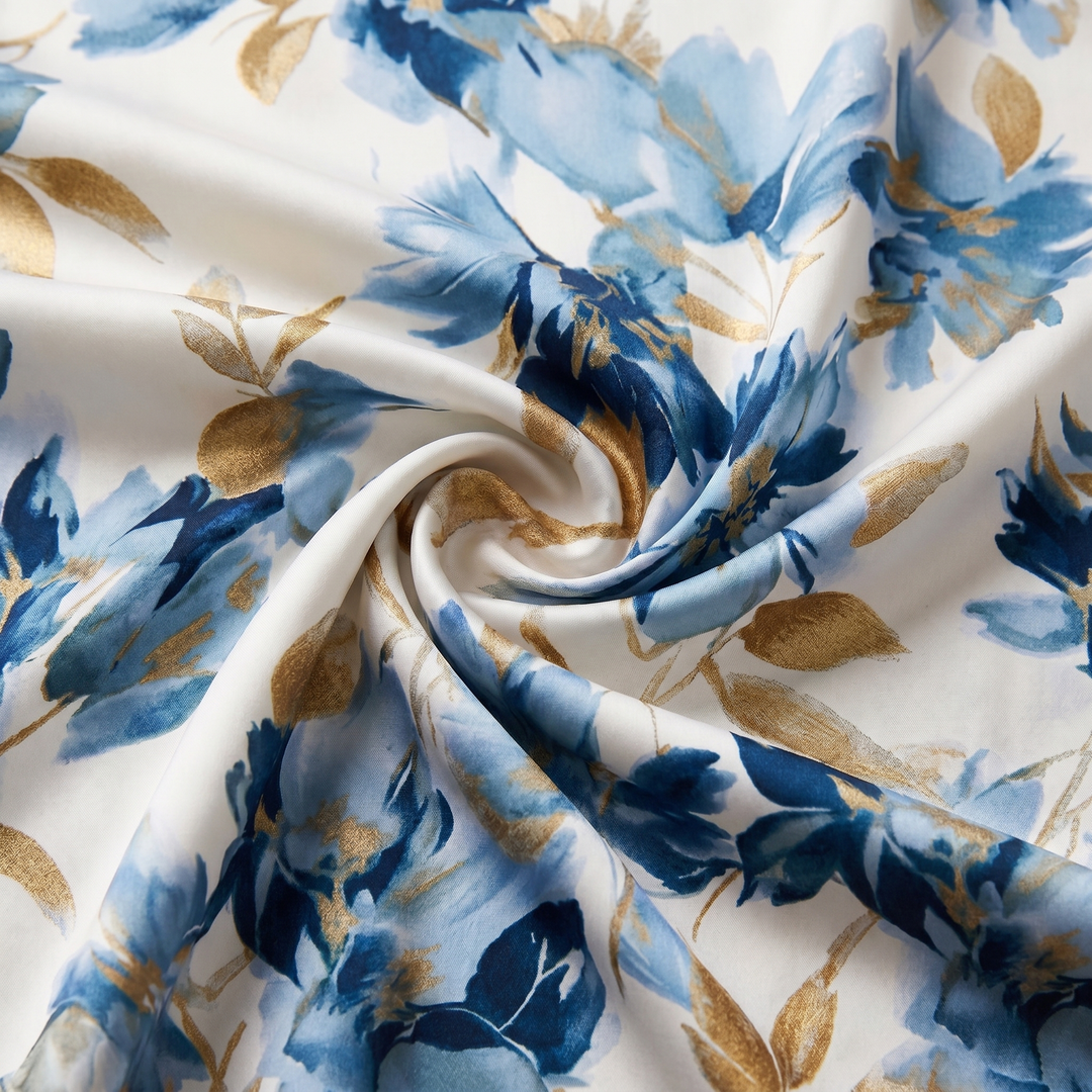 Ava™ | Floral Wrap Waist Midi Dress